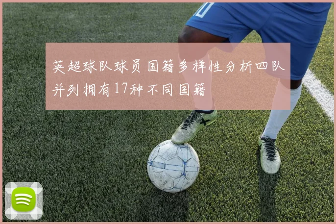 英超球队球员国籍多样性分析四队并列拥有17种不同国籍